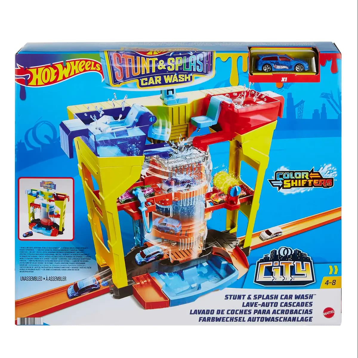 Hot Wheels City - Auto Lavagem de Carros