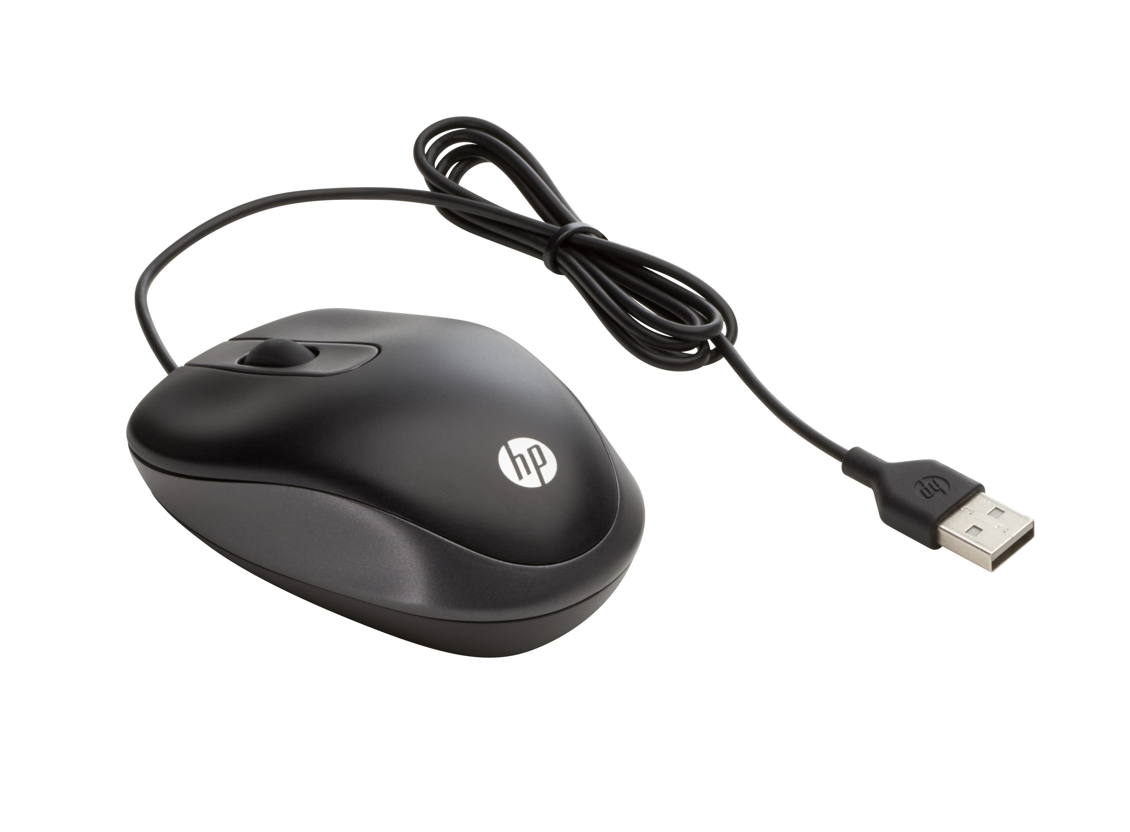 HP USB Wired Travel Mouse - G1K28AA