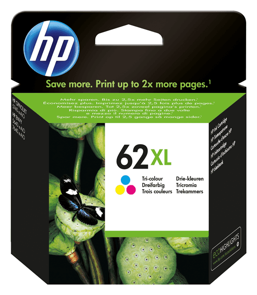CARTUCHOS DE TINTA HP 62XL TRICOLOR