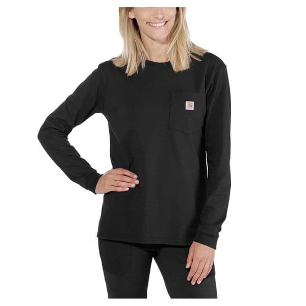Carhartt Workwear Pocket Long Sleeve T-shirt Preto XL