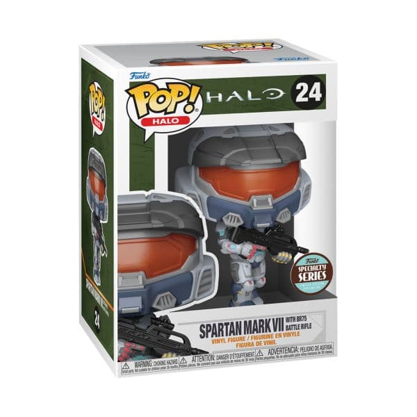 Funko POP! Games: Halo - Spartan Mark VII w/ BR75 Rifle (Special Series) #24