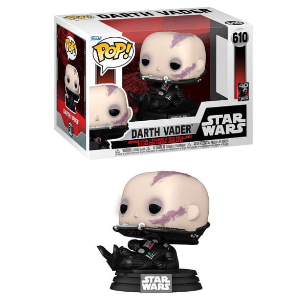 Funko POP! Star Wars: Return of the Jedi 40th Anniversary - Darth Vader (Unmasked) #610