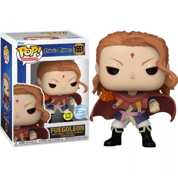 Funko POP! Animation: Black Clover - Fuegoleon (GITD) Exclusive #1551