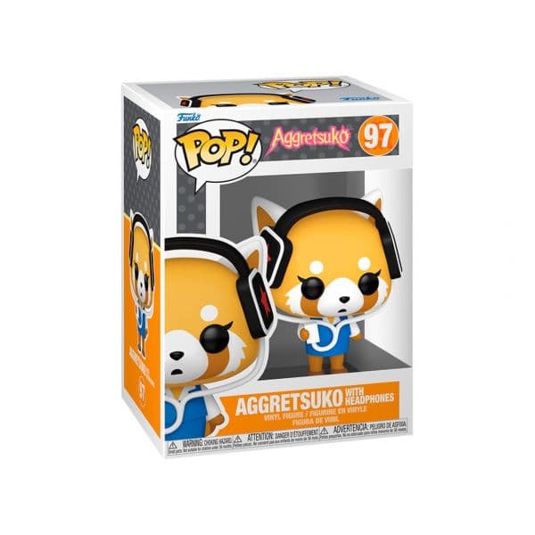 Funko POP! Animation: Aggretsuko - Aggretsuko com Auscultadores #97