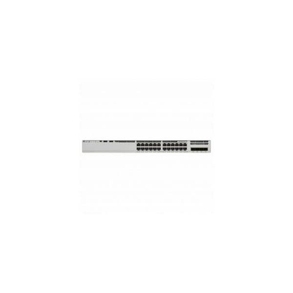 Cisco Catalyst 9200L - Network Advantage - Switch - L3 - 24 X 10/100/1000 + 4 X 10 Gigabit Sfp+ (uplink) - Rack-mountable - C9200L-24T-4X-A