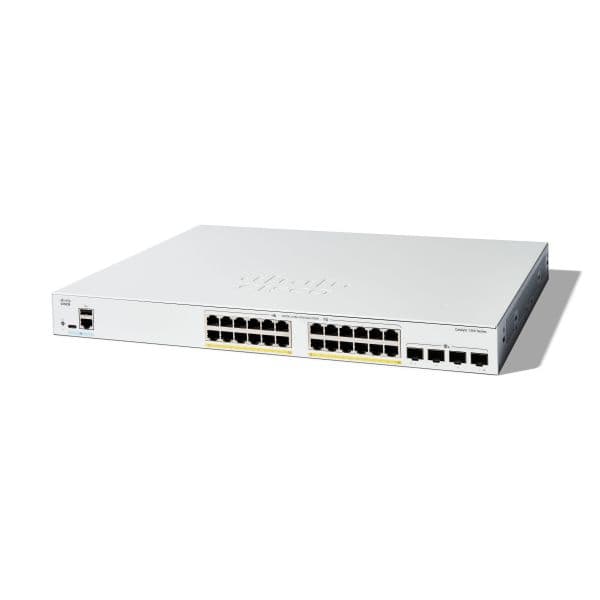 Cisco Switch 24 Ports Catalyst 1300-24FP-4X Grey
