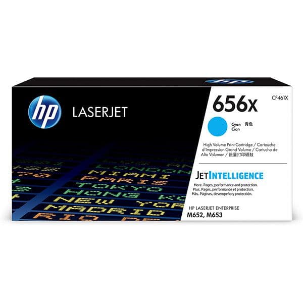 HP Toner 656X High Yield Cyan CF461X