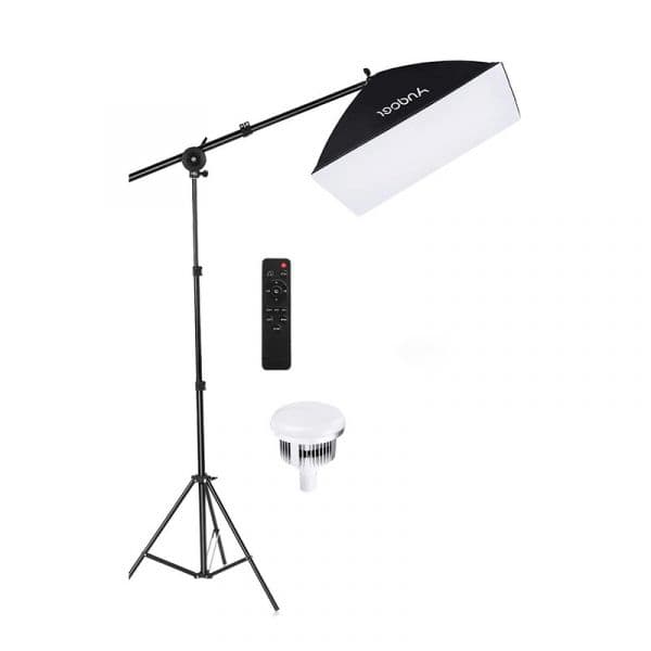 Andoer Softbox Extensível em Altura Luz led Bicolor + Comando