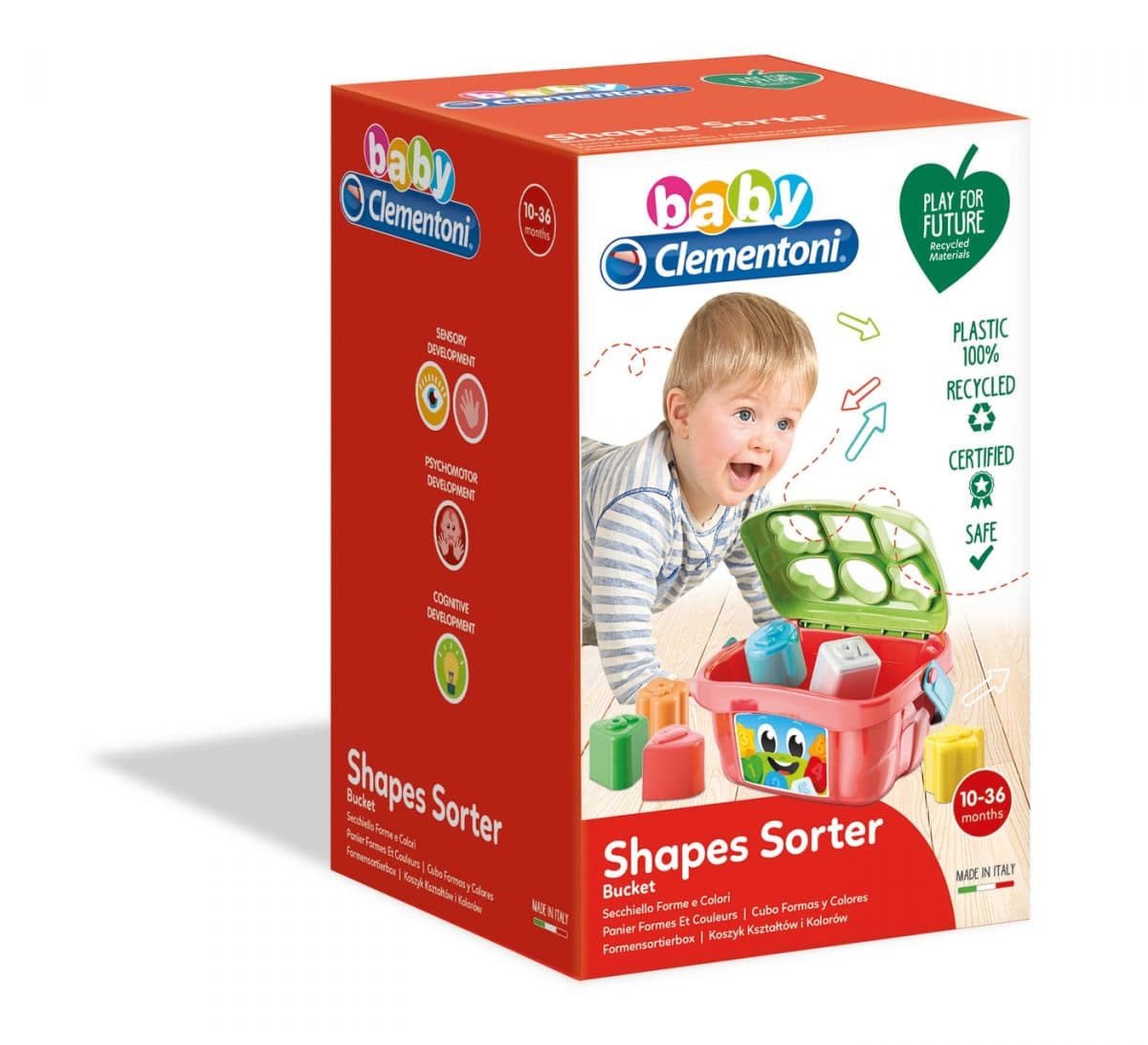 Clementoni Baby Balde Formas e Cores - 17106