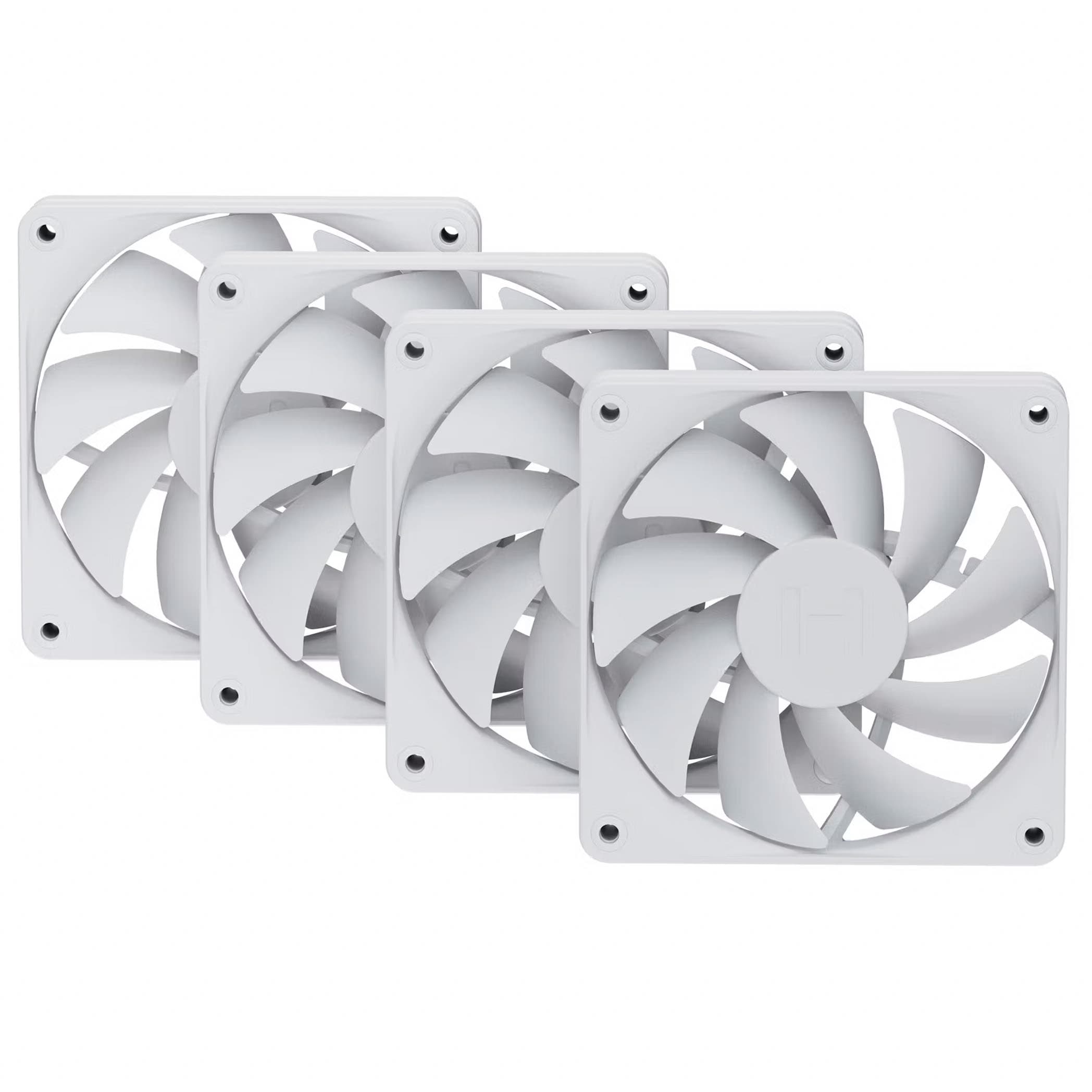 Ventoinha Hyte FA12 PWM Branco Pack 4 - 120mm