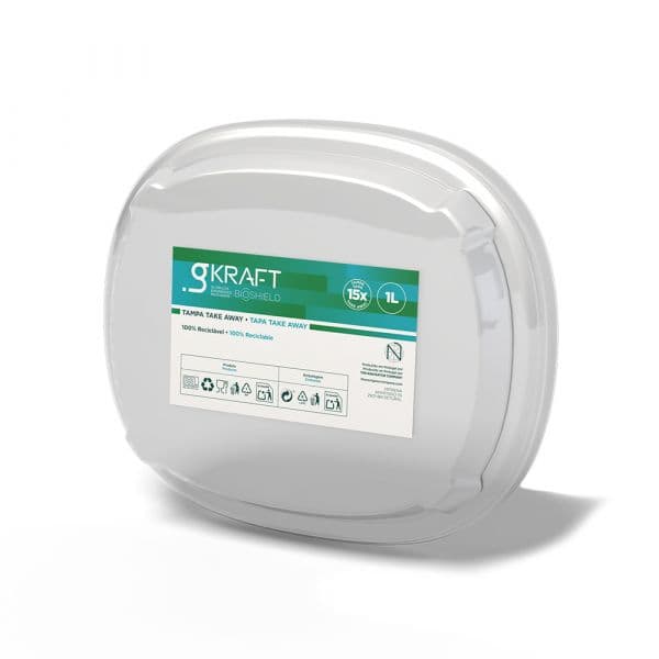 Gkraft Tampa Alimentar Bioshield 22cm 15un