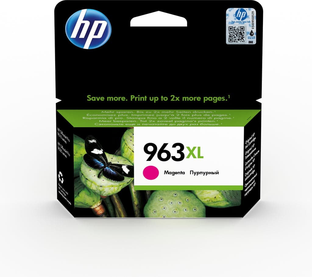 Tinteiro Original HP nº963 XL Alta Capacidade / Magenta