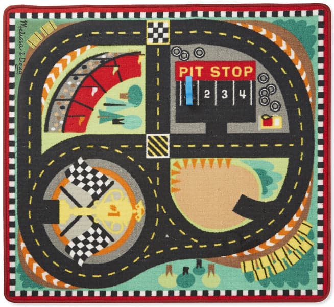 Tapete de pista de corridas Melissa & Doug (Embalagem danificada)