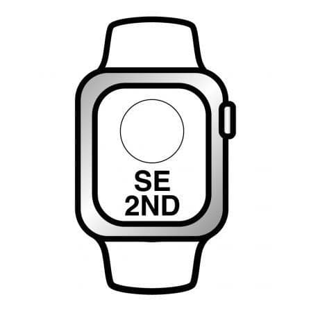APPLE WATCH SE GPS CELLULAR 40MM CAJA DE ALUMINIO EN PLATA CORREA