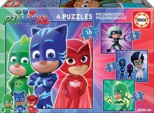 Puzzle Progressivo Pj Masks 6+9+12+16 - 57039
