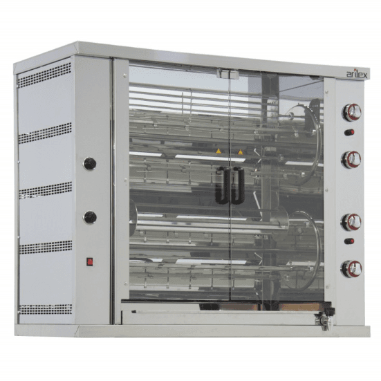 Grelhador a Gas Rotativo Planetário 2 Pisos 1310x635x1536
