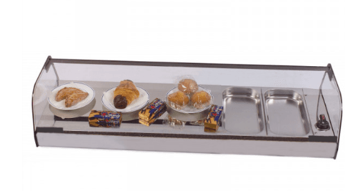 Bandeja em aço inoxidável para colocar 6 GN1/3 banho maria