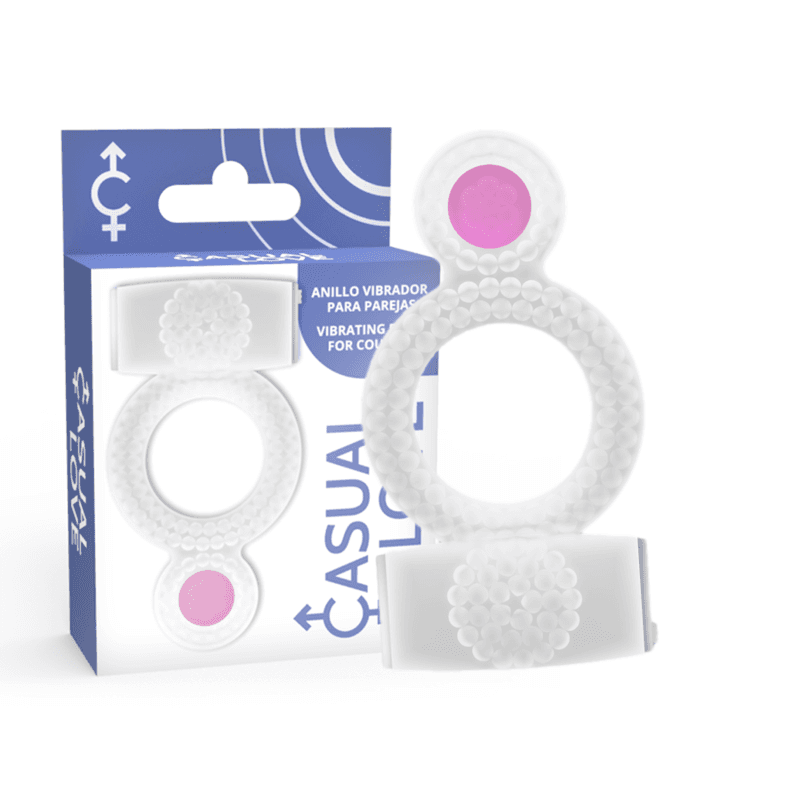 Casual Love Anel Casual Anel Duplo Prazer Transparente