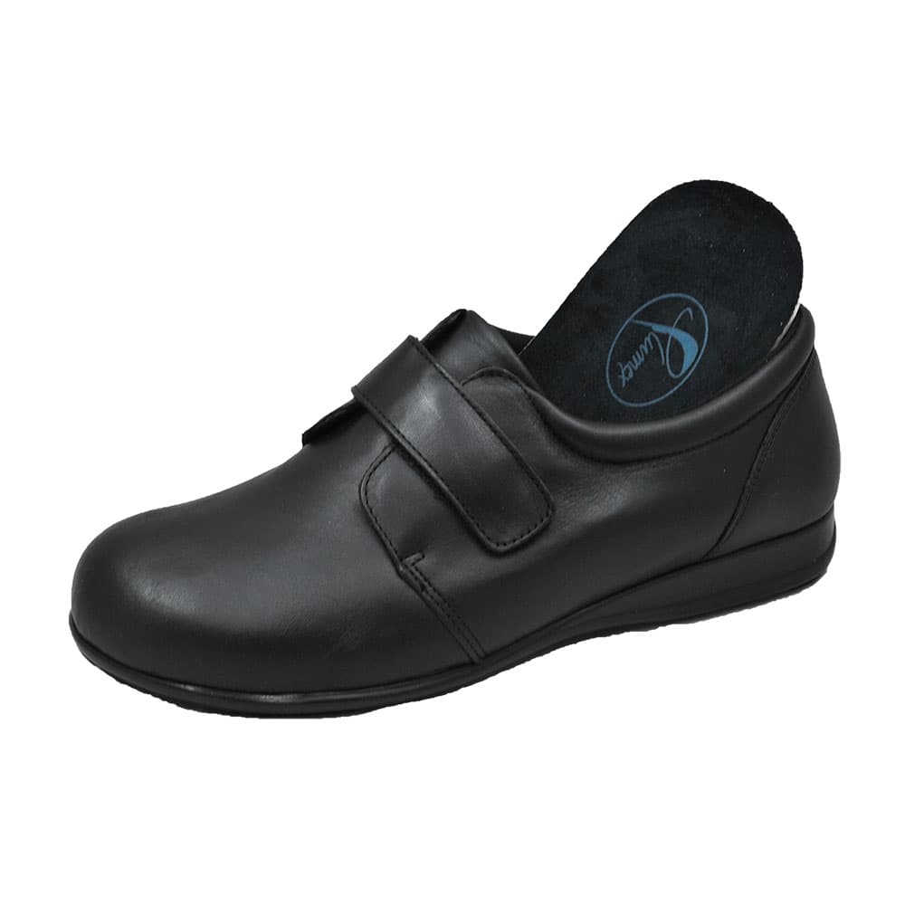 Sapato diabetico-1 velcro 5001 (36, PRETO)