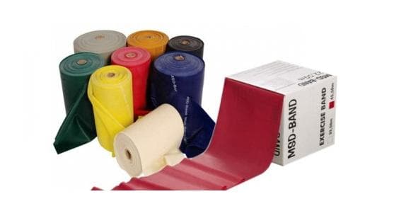 Banda elastica tipo theraband vermelho 22.5mt