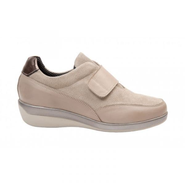Nursing Care Sapato Diabetico D6615 (38, Taupe)