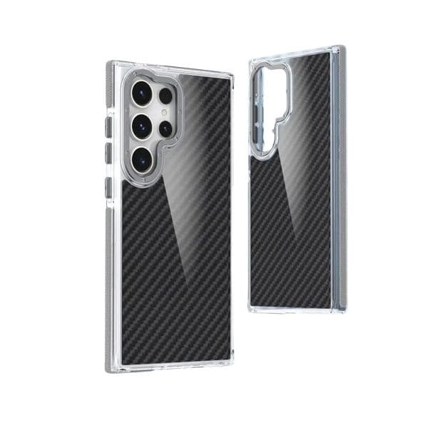 Capa Samsung Galaxy S25 Ultra Efeito Carbono - 60176
