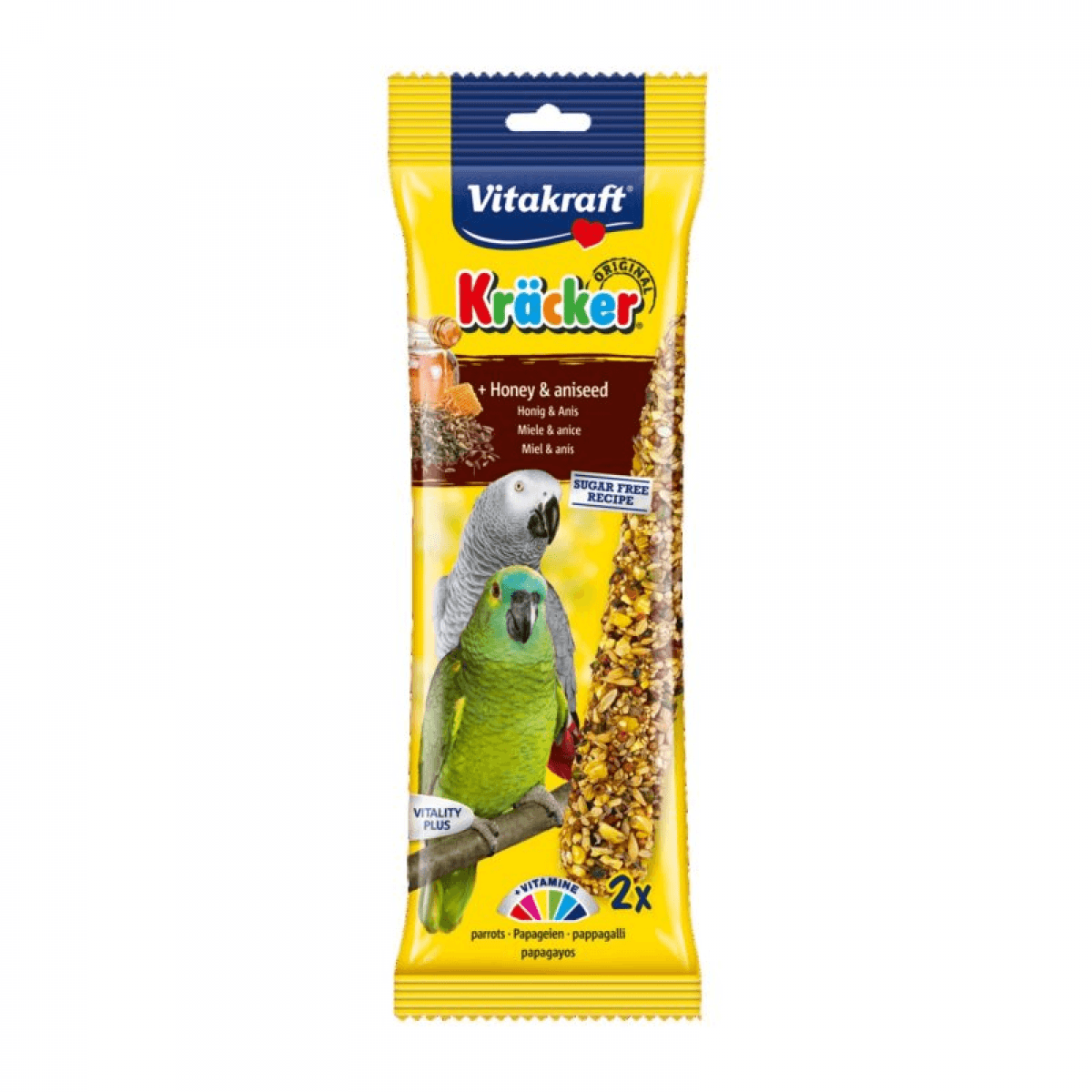 Vitakraft Barritas Mel Papagaios 2uds
