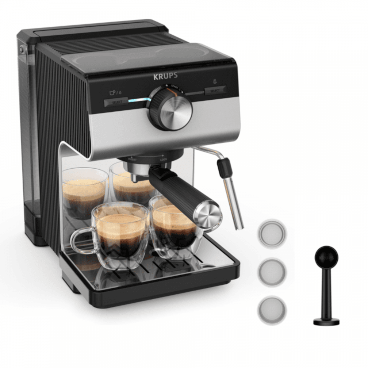 M�quina de Caf� Manual KRUPS Authentic+ XP384E10