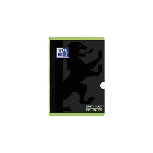 Oxford Caderno Pautado A4 Agrafado 48 Folhas Verde/Preto 1un