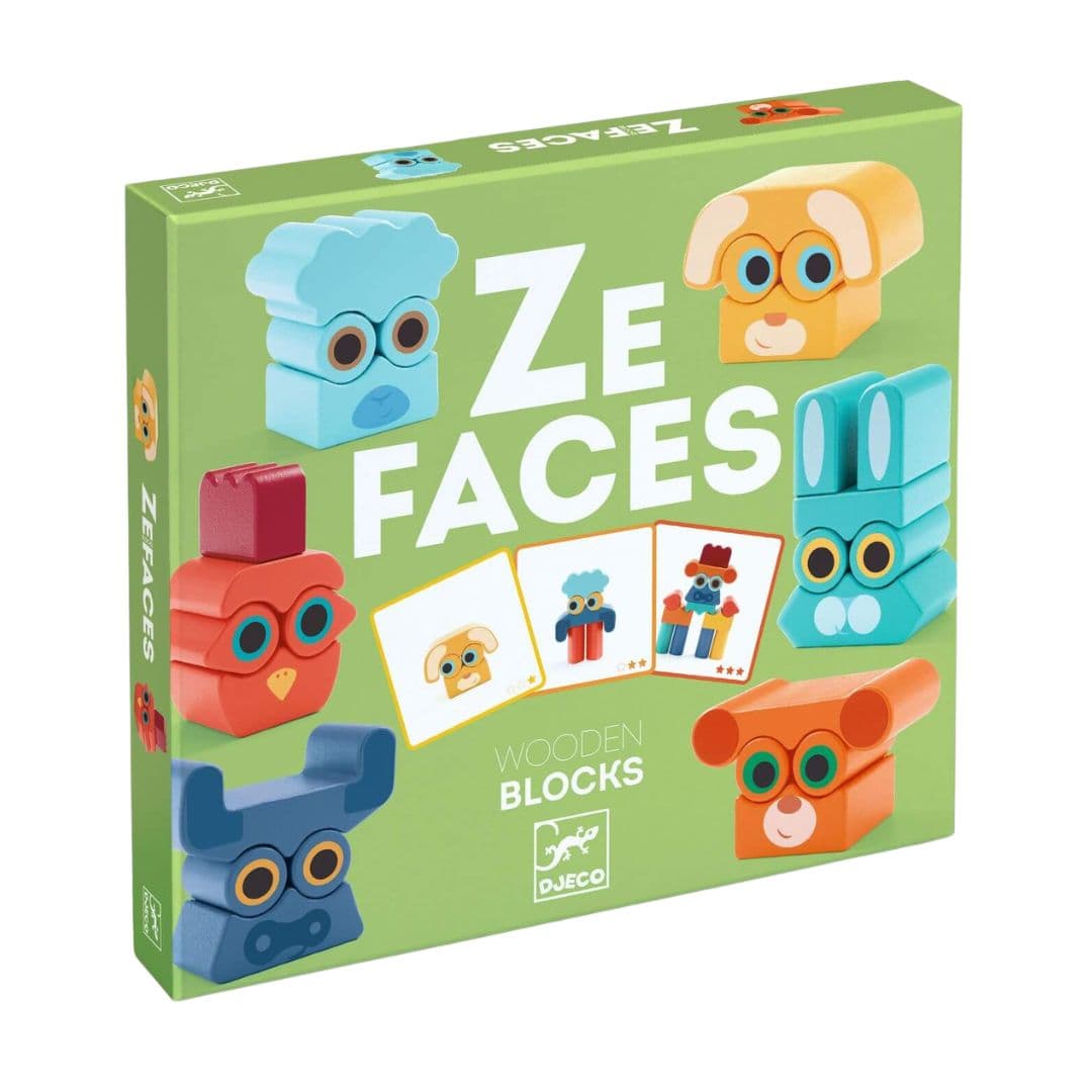 Djeco ze faces – jogo de equilíbrio e expressões faciais +3 anos