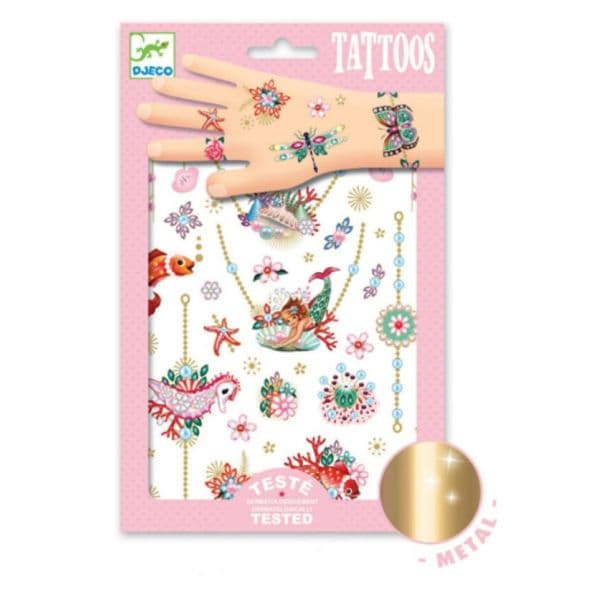 Djeco Jóias da Fiona 50 Tatuagens Metalizadas