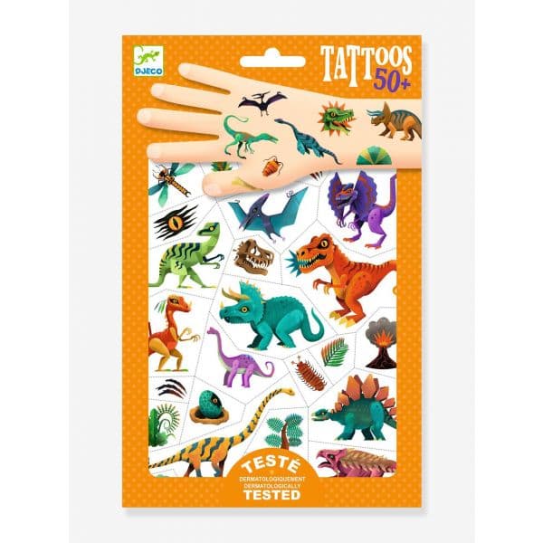Djeco Dinossauros Tatuagens