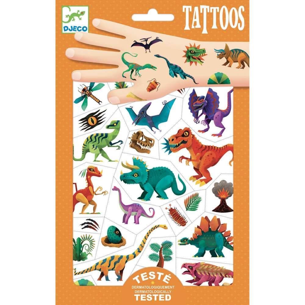 Djeco Dinossauros Tatuagens