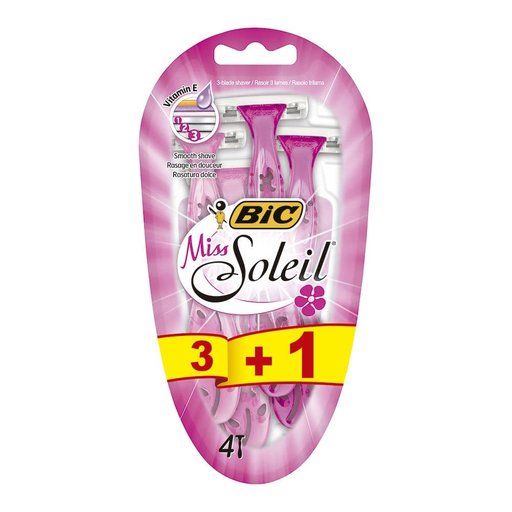 CUCHILLA DE DEPILAR BIC MISS SOLEIL 4 UDS