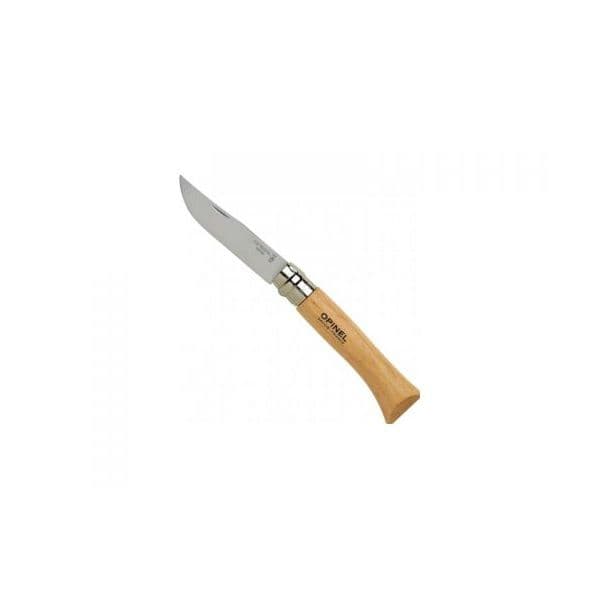 Opinel Pocket Knife No. 10 Stl. Steel Blade W. Wood Handle - 1255