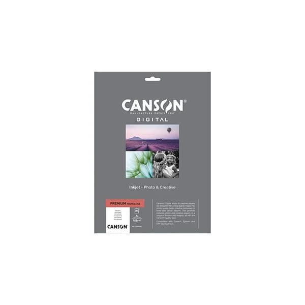 Canson Papel 255gr Foto Premium Highgloss A4 20 Fls 1 Un.