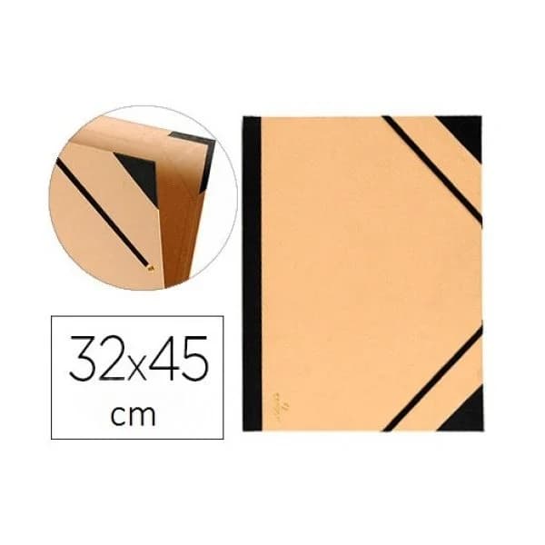 Canson Pasta de Desenho c/ Elásticos 32x45cm Kraft - L150146