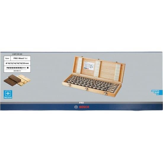 Kit Broca PRO Wood Auger, L450, 6 unid. refª 2607019323 BOSCH