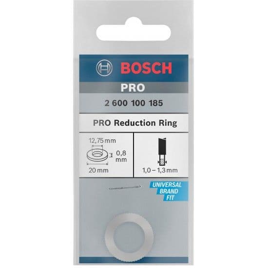 Anel de redução para lâmina de serra circular PRO, 20 x 0,8 x 12,75 mm refª 2600100185 BOSCH