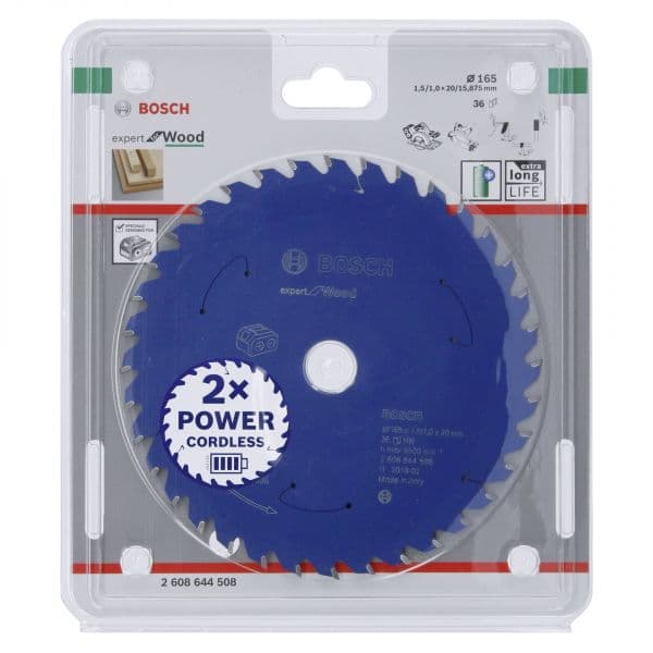 Bosch Circ. Saw Blade EX WO H 165x20x36 - 2608644508