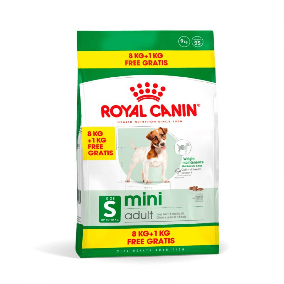Royal Canin Mini Adult 8kg + 1kg Oferta Ração para Cão - Campet