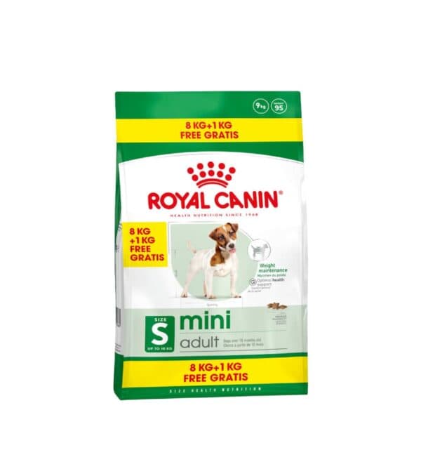 Royal Canin Mini Adult 8kg + 1kg Oferta Ração para Cão - Campet