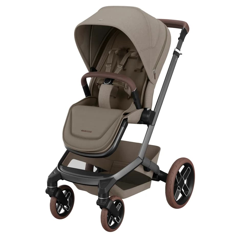 Maxi-Cosi Fame Twillic Truffle Dark Frame + Brown leather