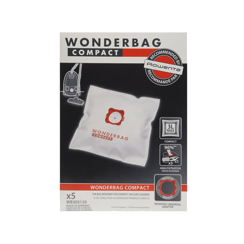 Rowenta Saco de Aspirador Universal Wonderbag Compact - WE305120