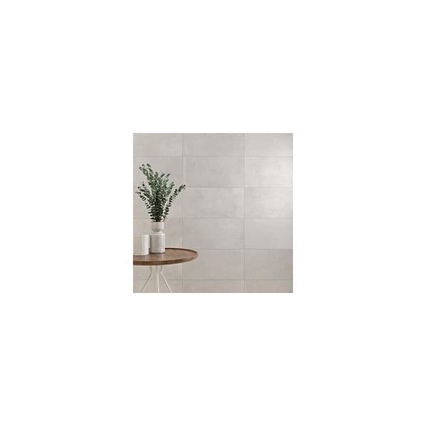 Artens Revestimento Cerâmico Plot Light Grey Mate 25X50CM