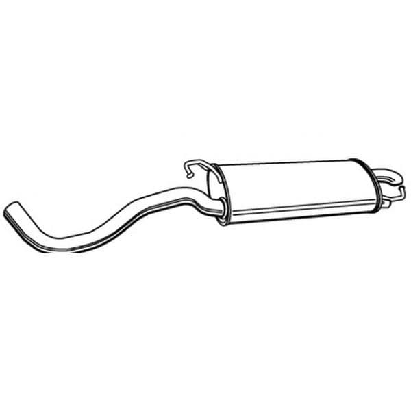 Walker 22053 - Panela de escape traseira - 3277490220530