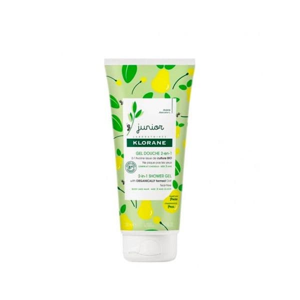 Klorane Junior Gel de Banho 2 em 1 de Pêra 200ml