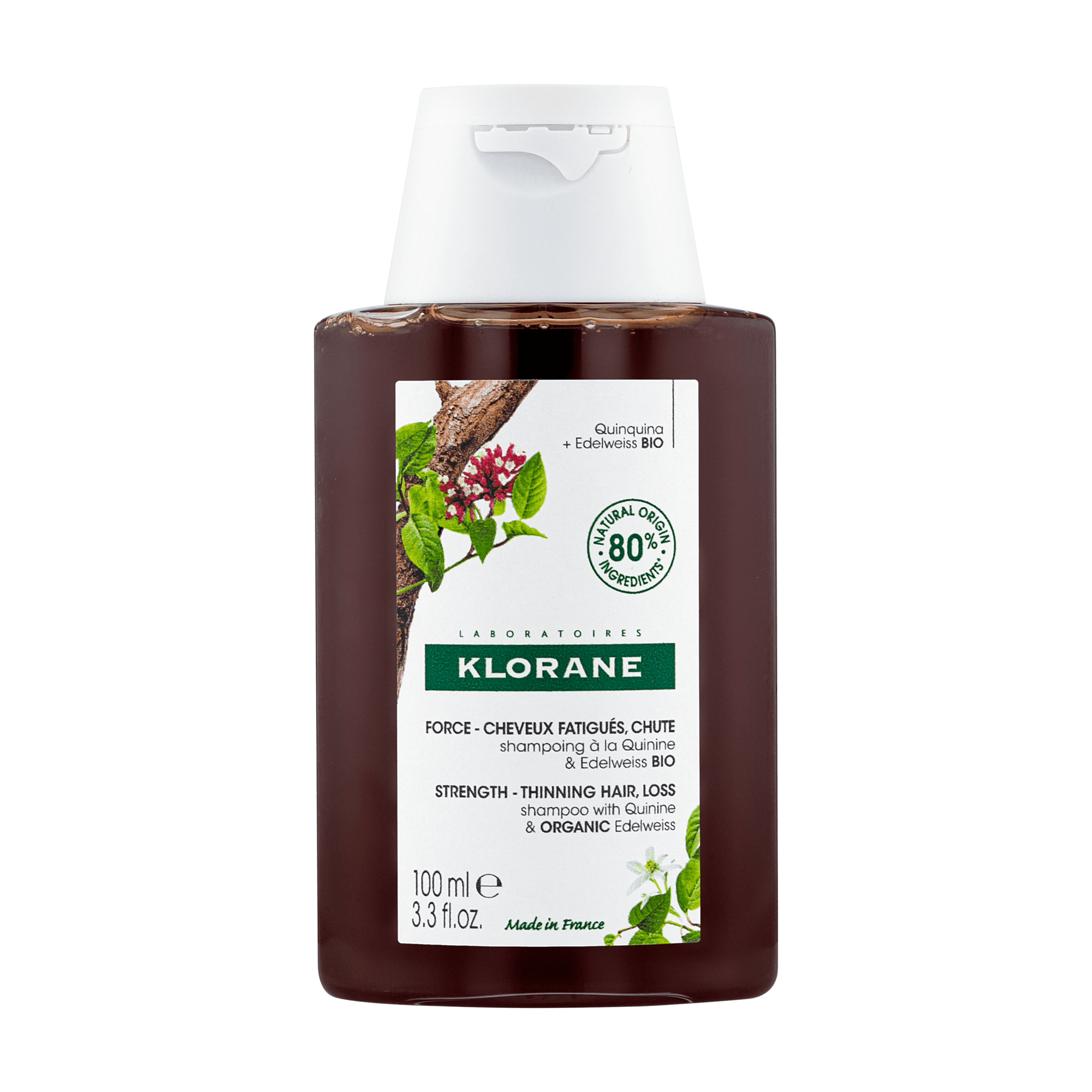 Klorane Quinina Bio Shampoo Fortificante Antiqueda 100ml