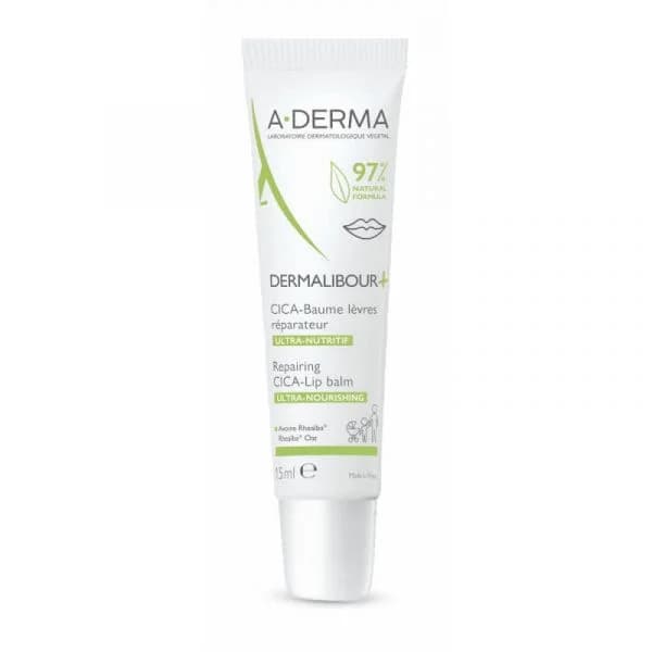 A-Derma Dermalibour+ Cica Bálsamo Reparador Labial 15ml