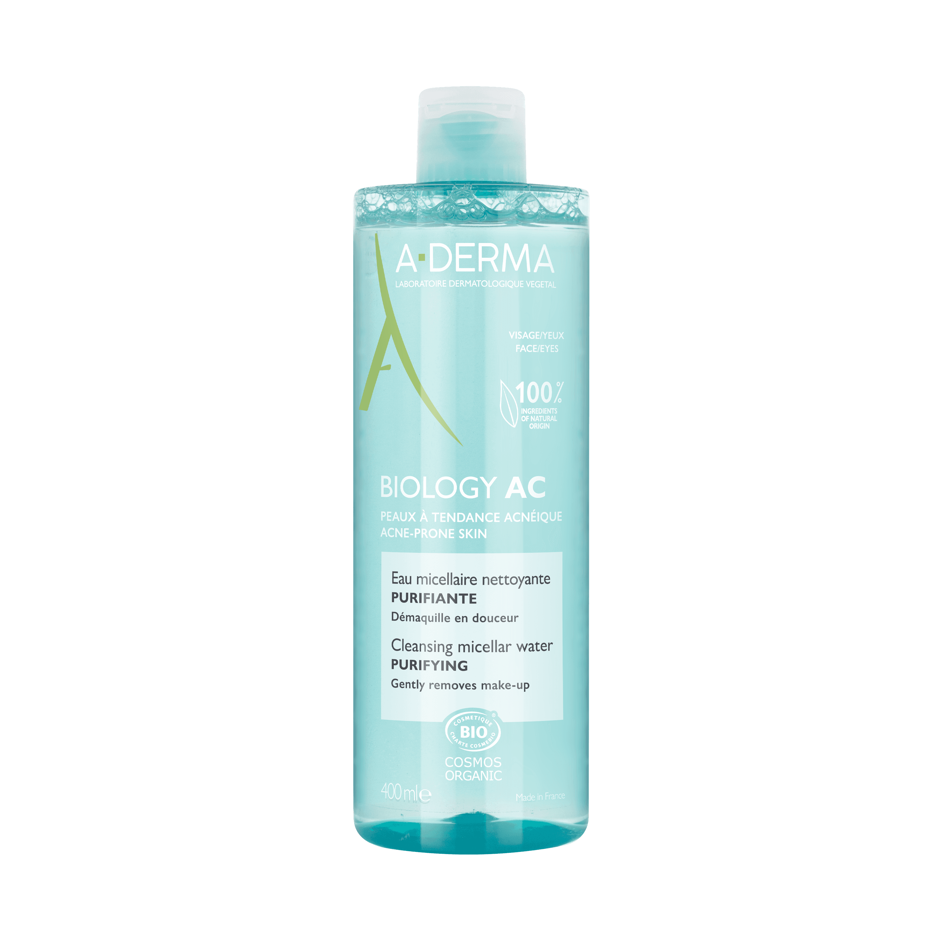 A-Derma Biology AC Água Micelar Purificante 400ml